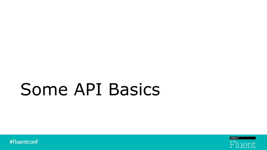 some api basics