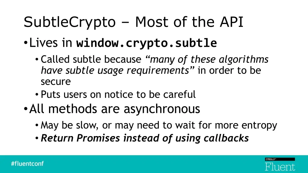 subtlecrypto most of the api lives in window