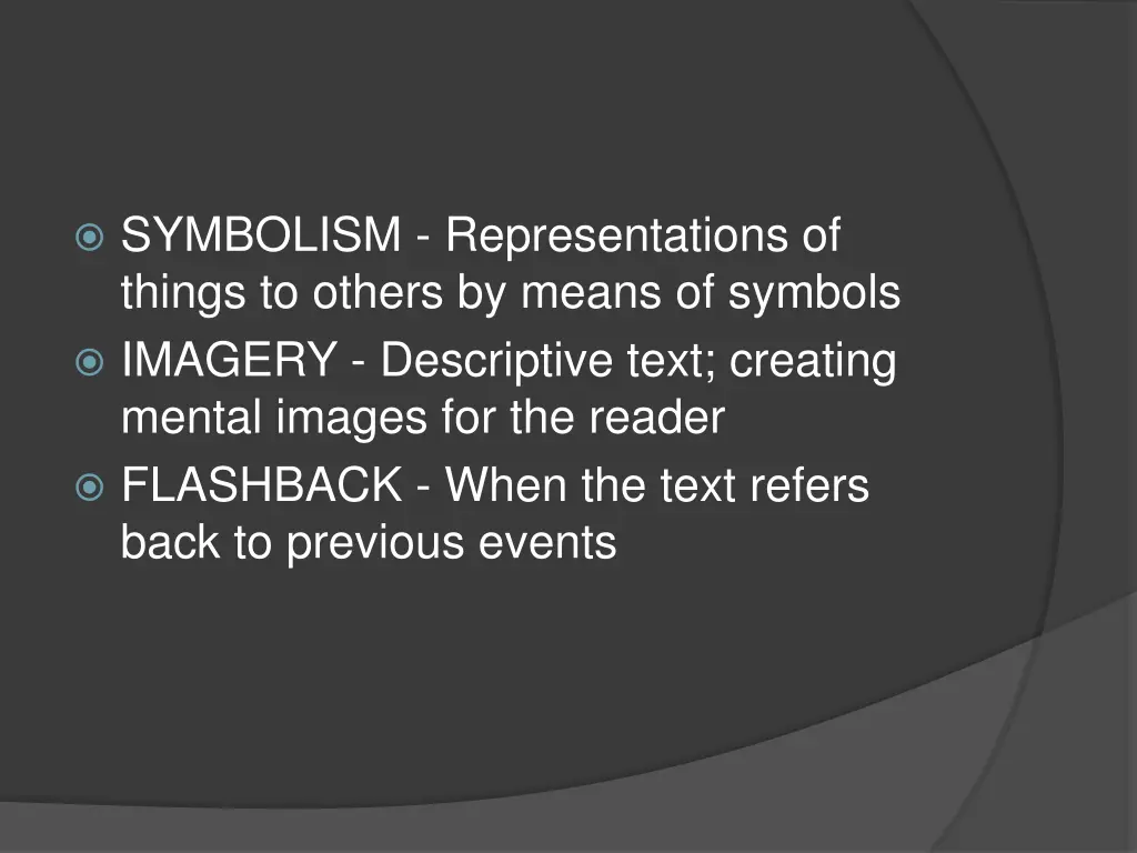 symbolism representations of things to others 2