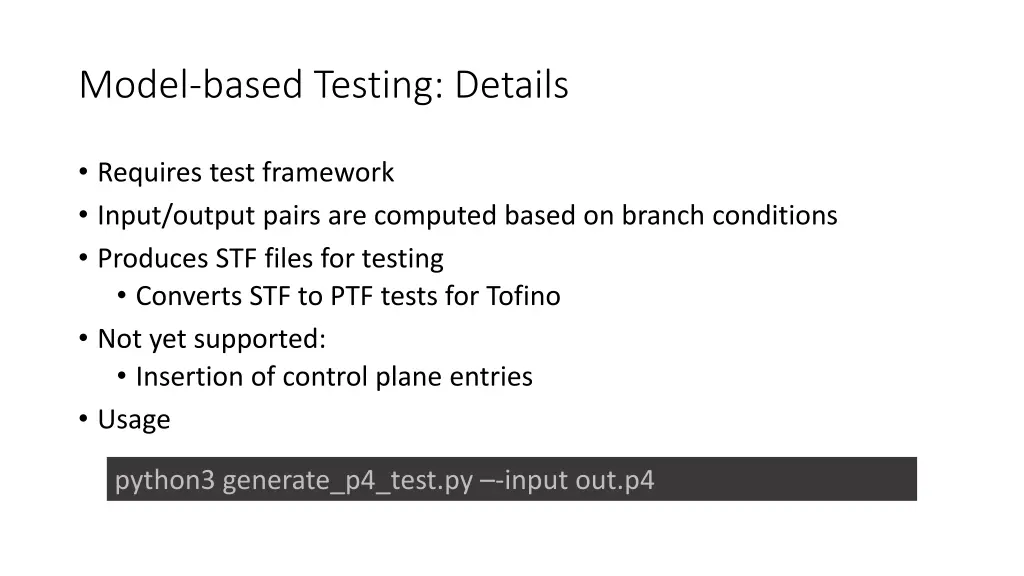 model based testing details