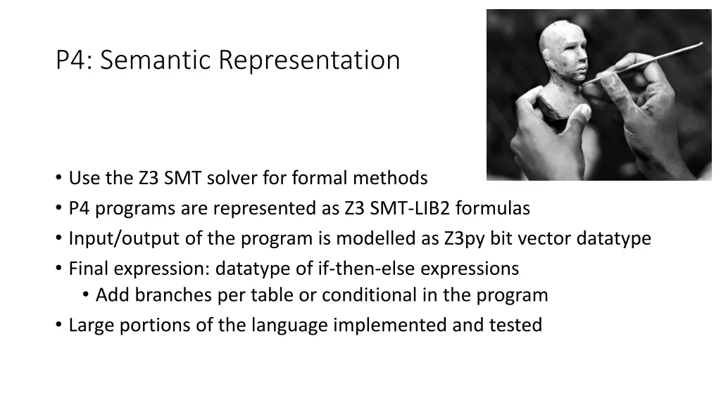 p4 semantic representation