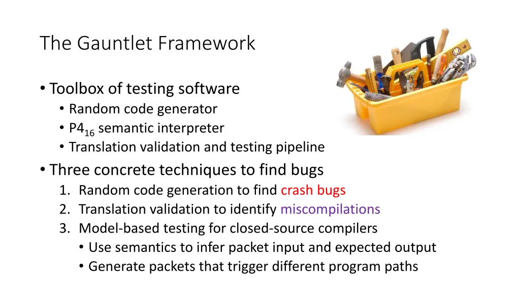 the gauntlet framework