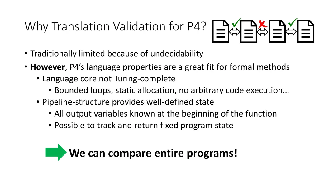 why translation validation for p4