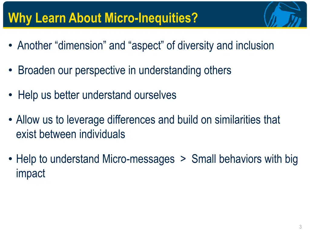 why learn about micro inequities