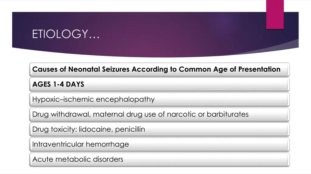 etiology