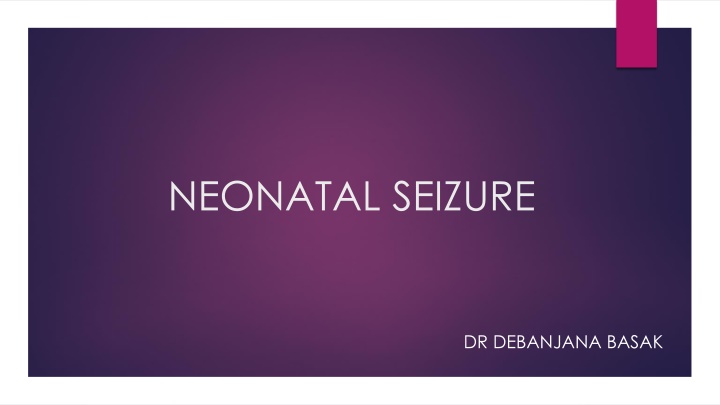 neonatal seizure