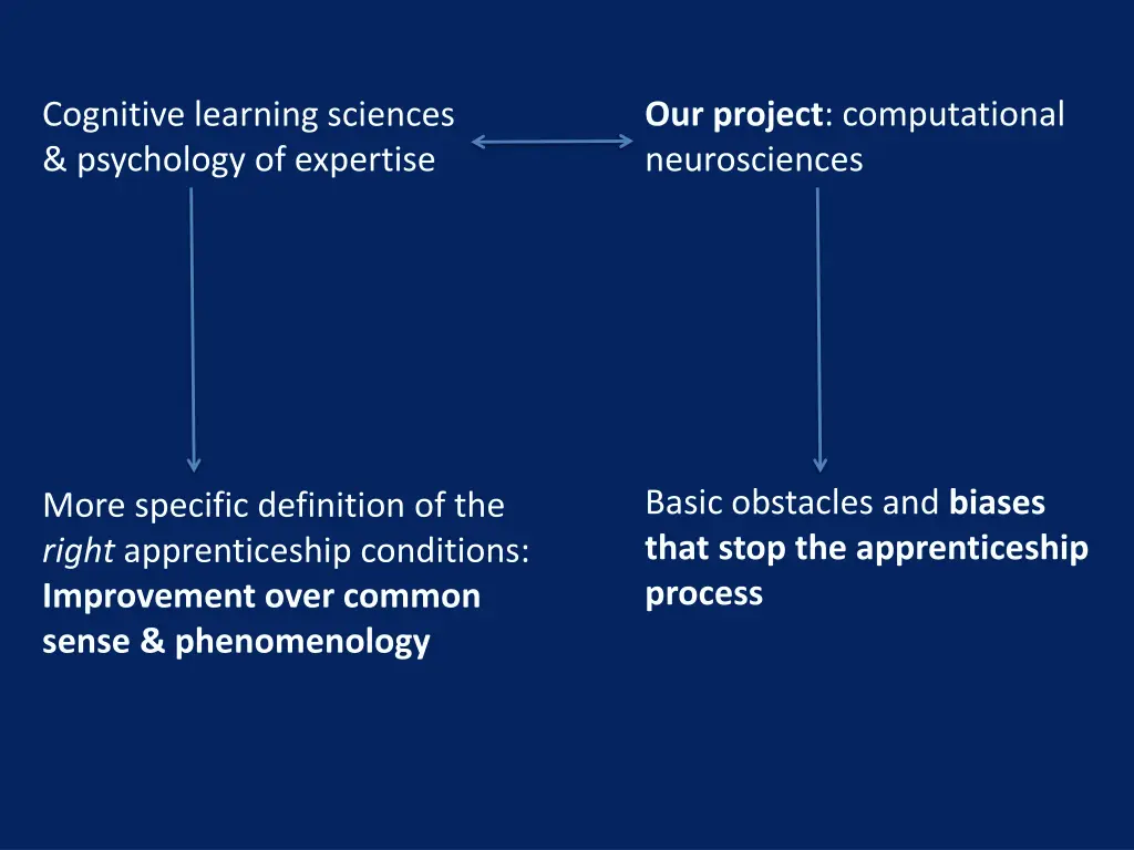 our project computational neurosciences