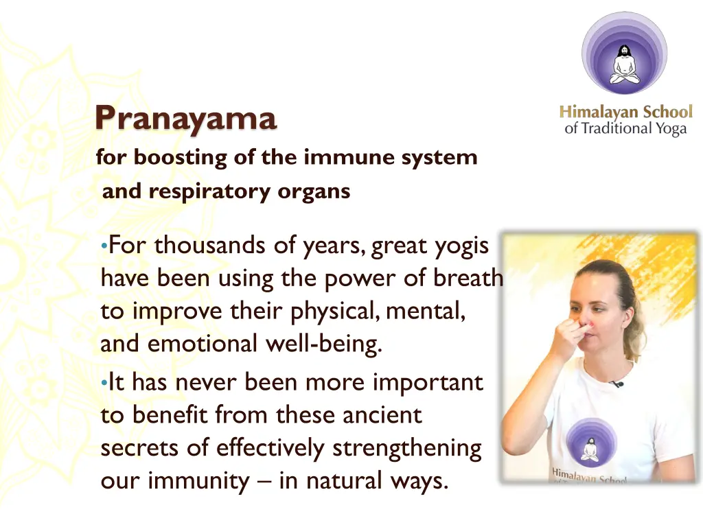 pranayama for boosting of the immune system