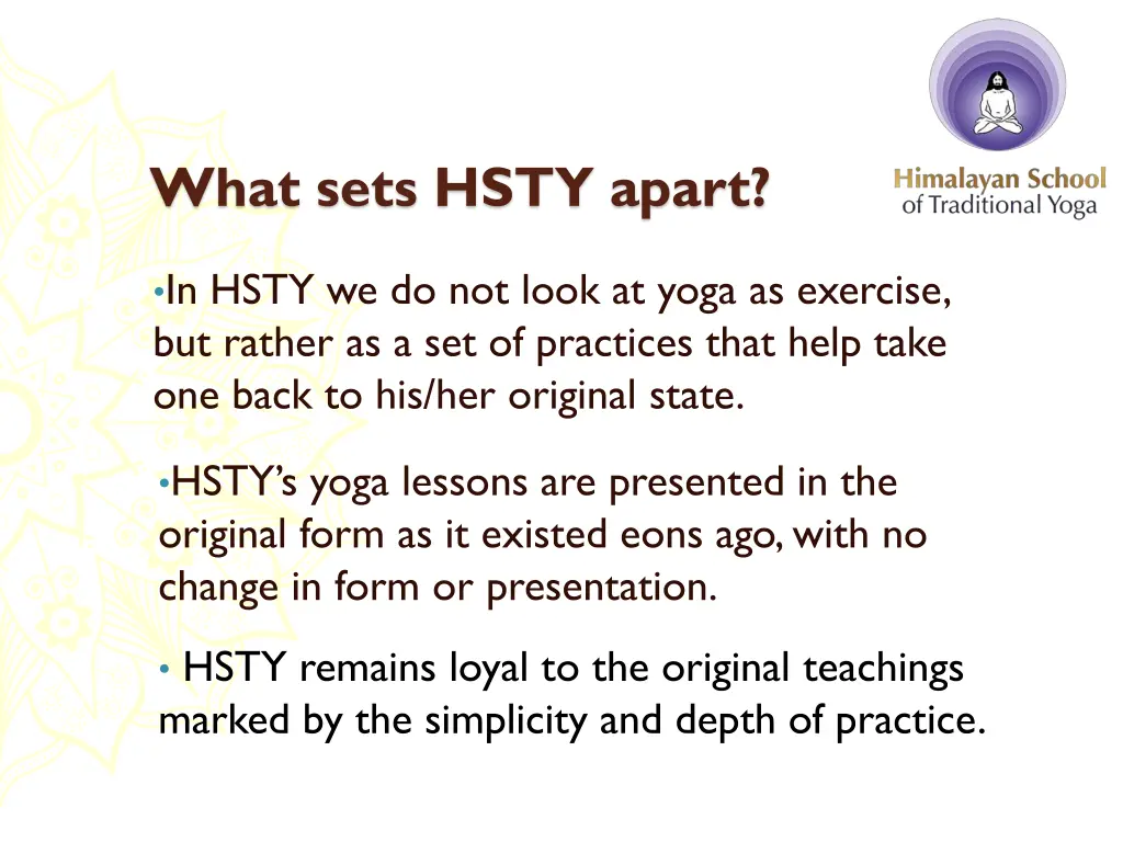 what sets hsty apart