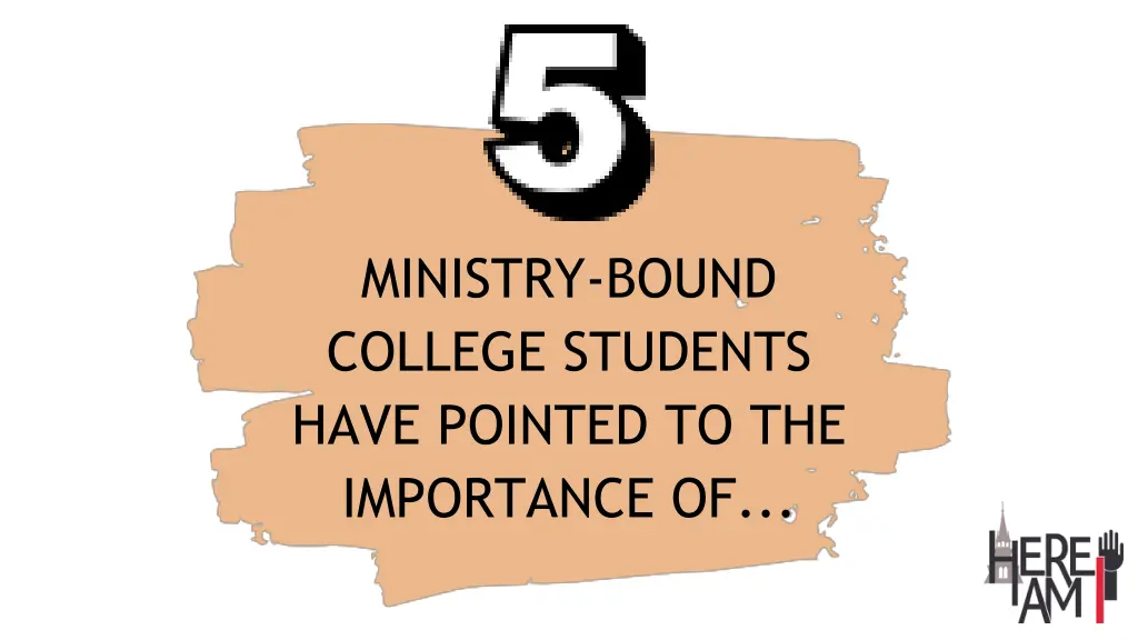 ministry bound college students have pointed