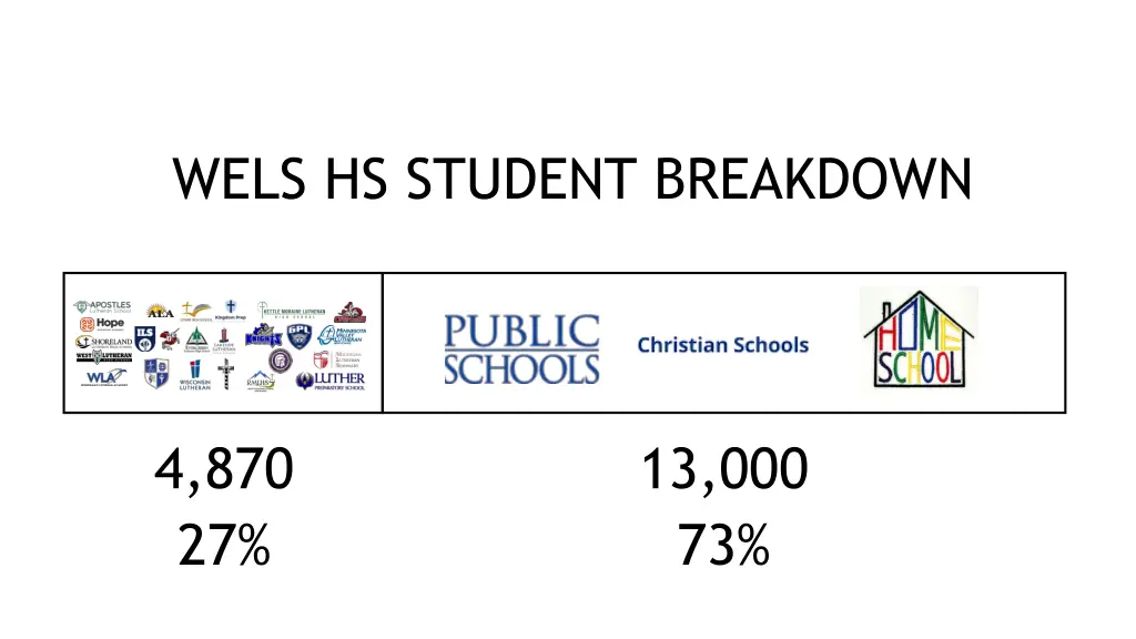 wels hs student breakdown