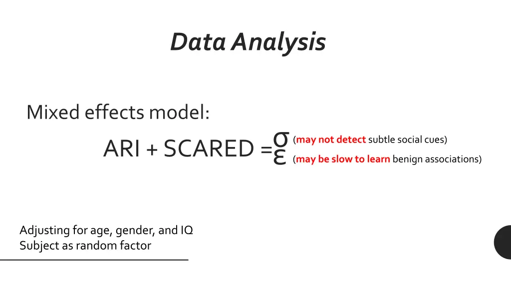 data analysis