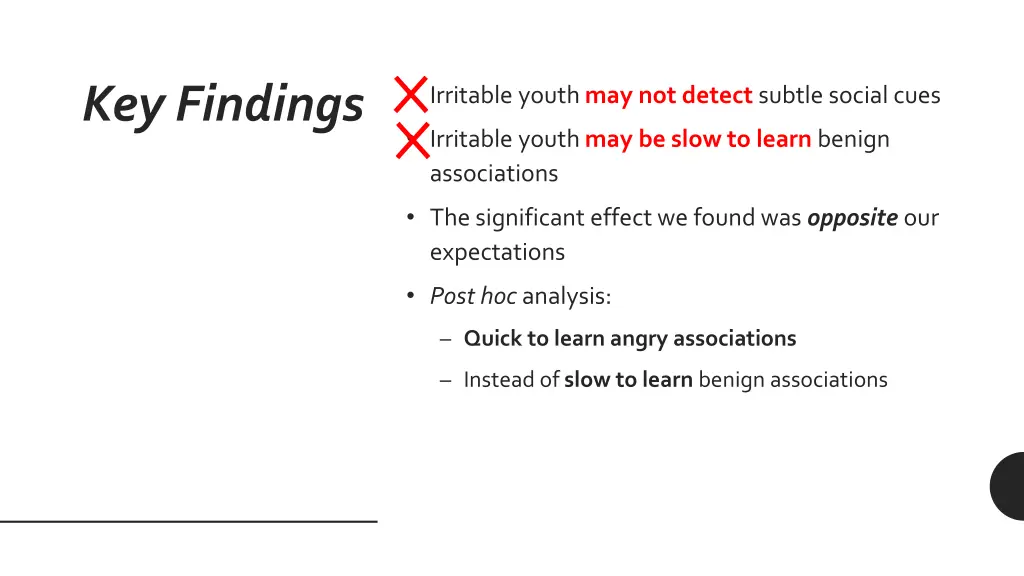 irritable youth may not detect subtle social cues