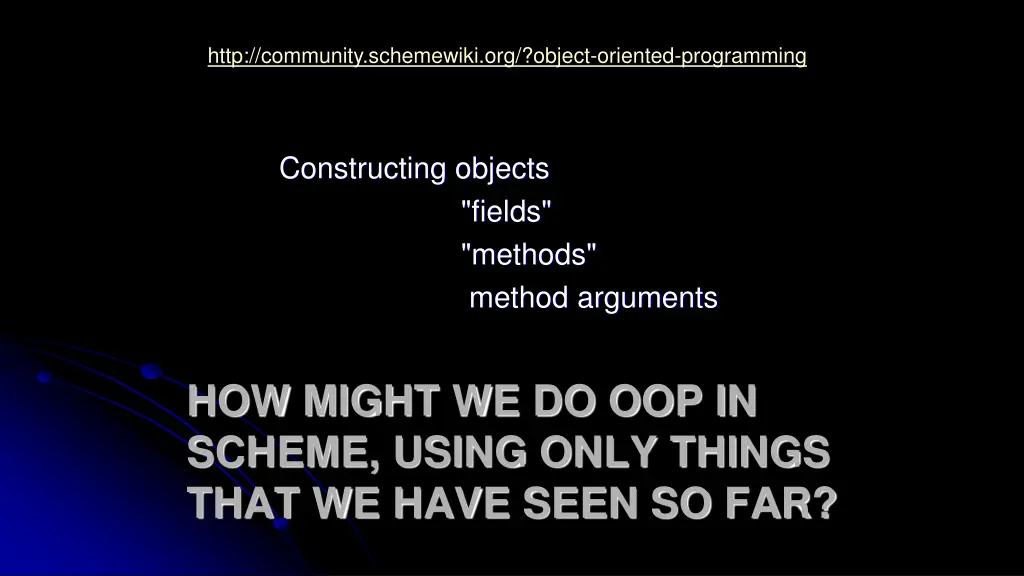 http community schemewiki org object oriented