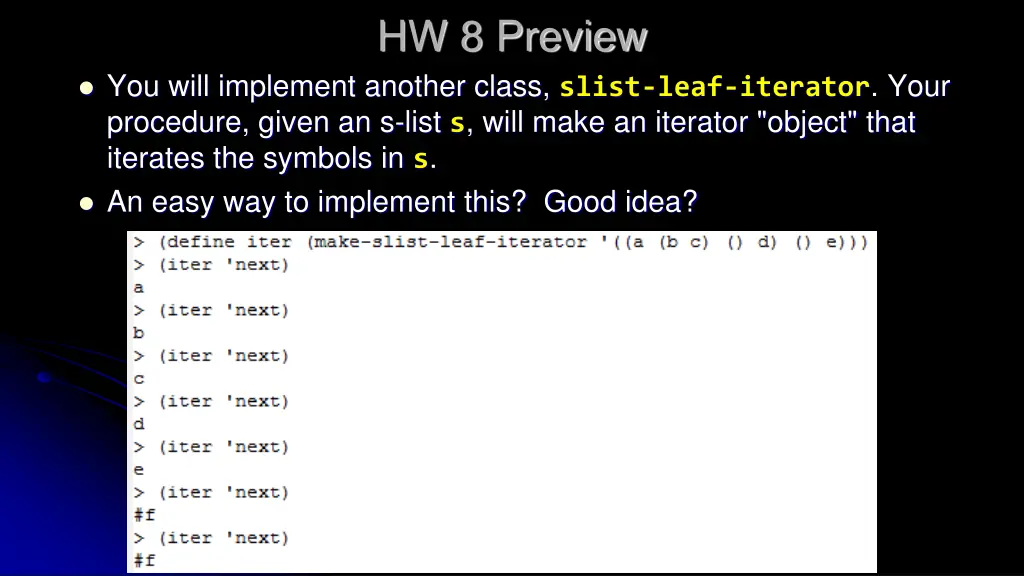 hw 8 preview