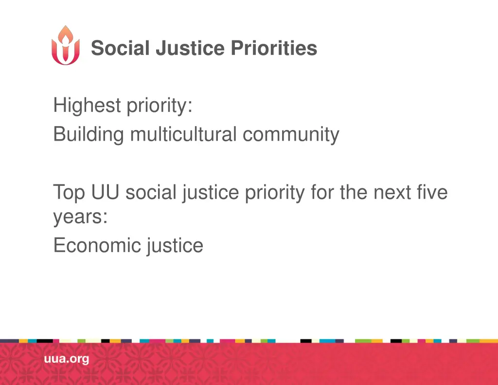 social justice priorities