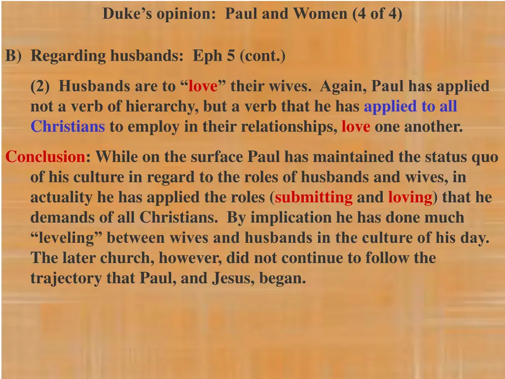 duke s opinion paul and women 4 of 4