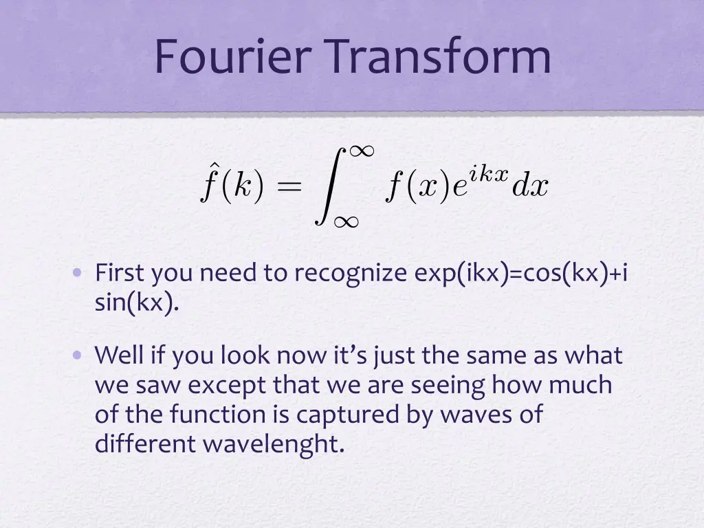 fourier transform