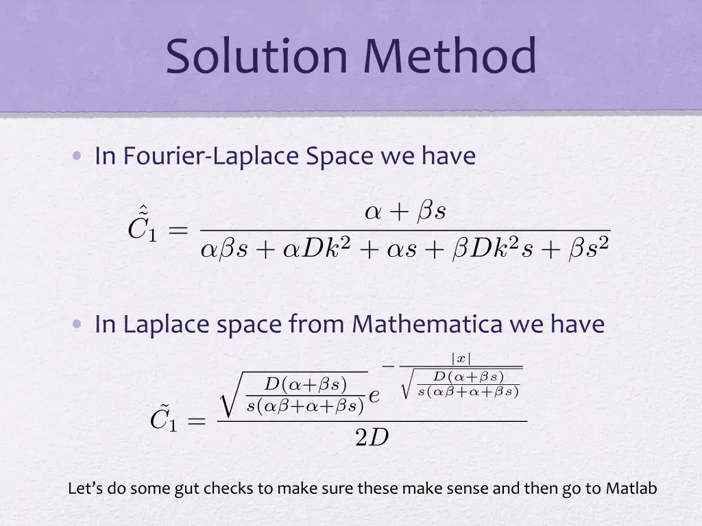 solution method