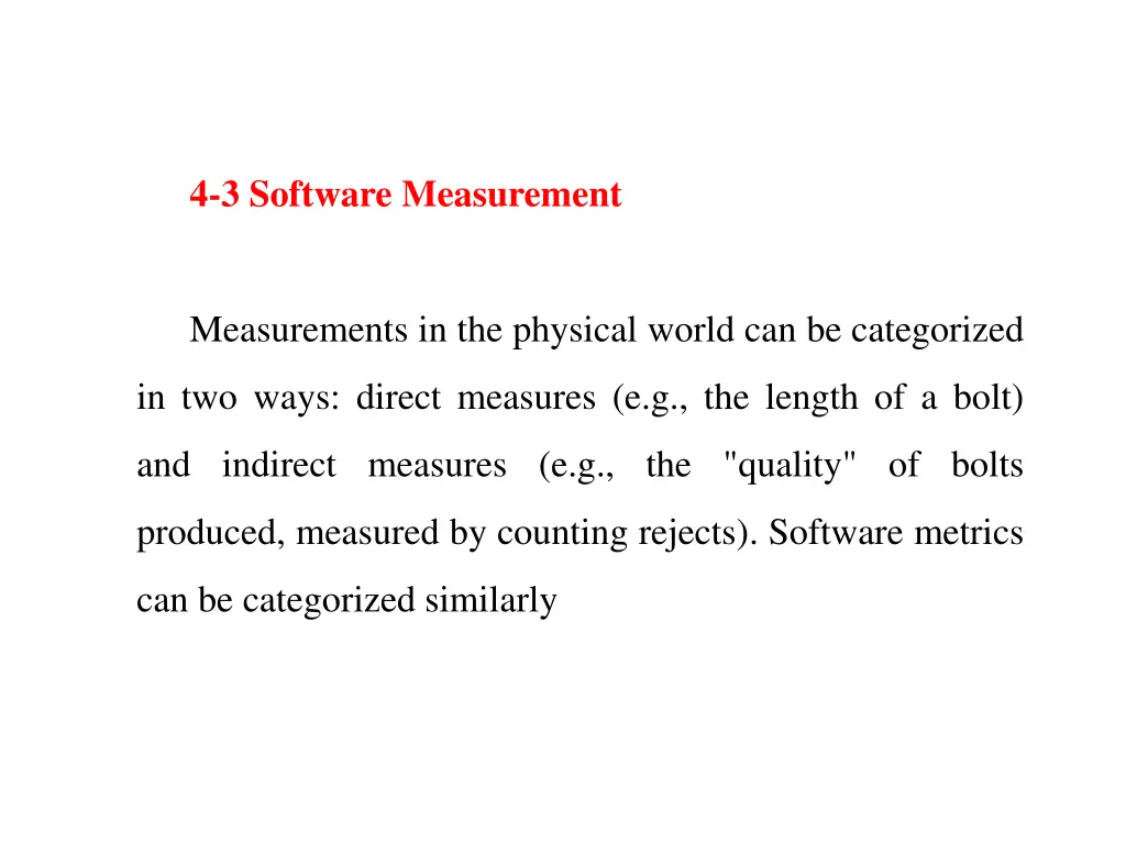 4 3 software measurement