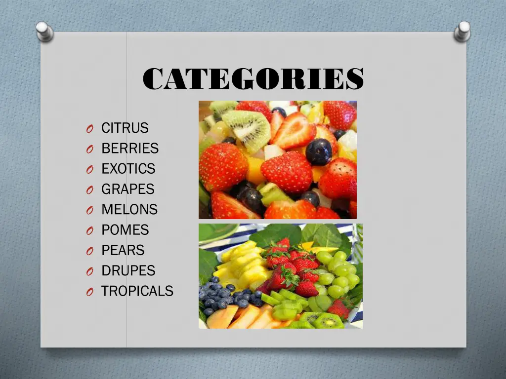 categories