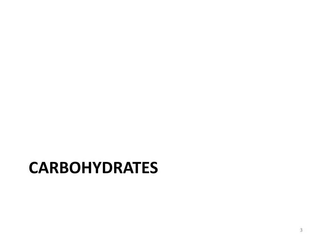 carbohydrates