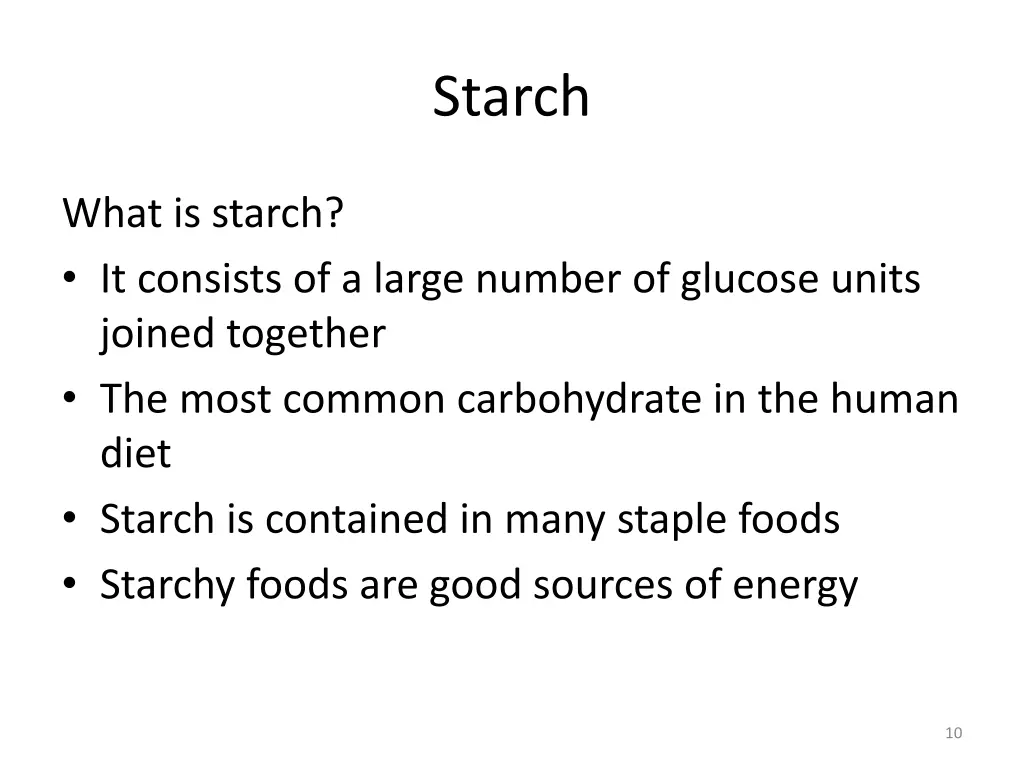 starch