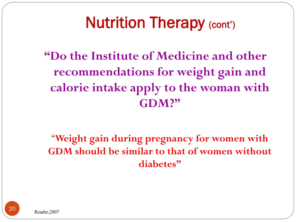 nutrition therapy nutrition therapy cont 1