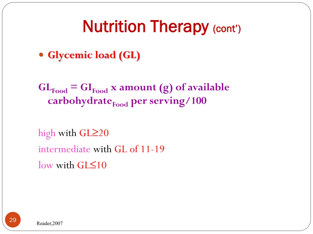 nutrition therapy nutrition therapy cont 10