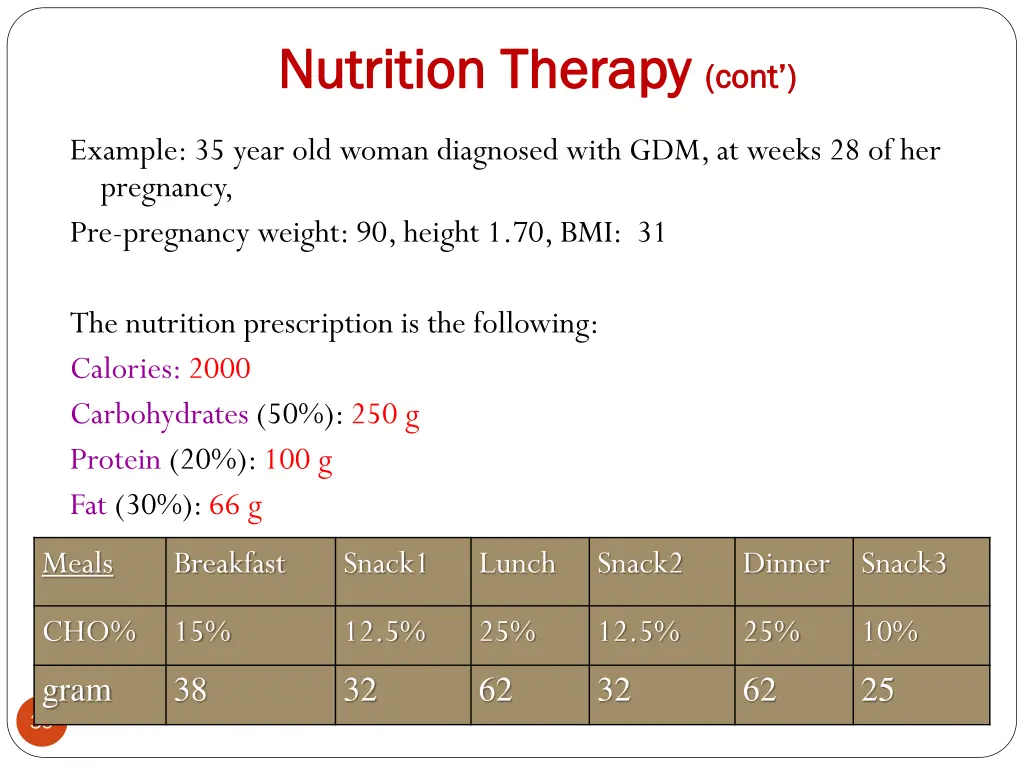 nutrition therapy nutrition therapy cont 18