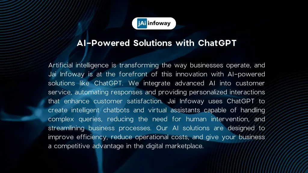 ai powered solutions with chatgpt