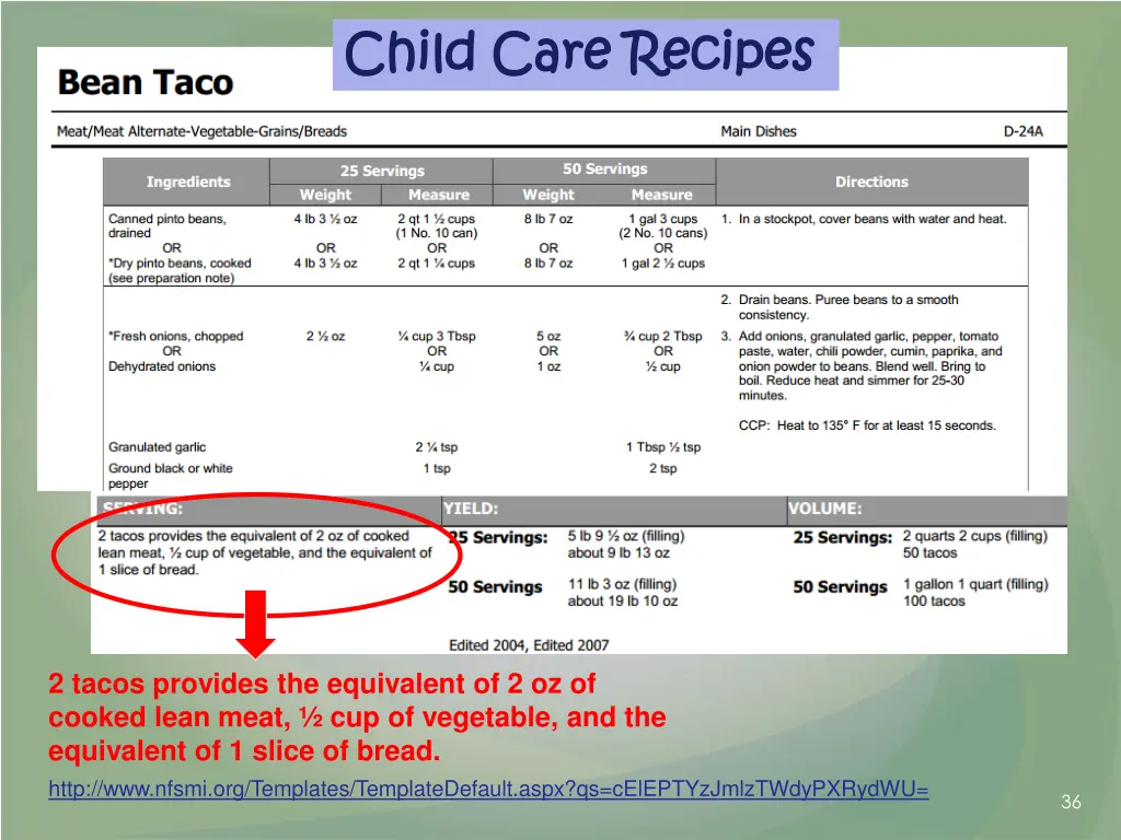 child care recipes child care recipes