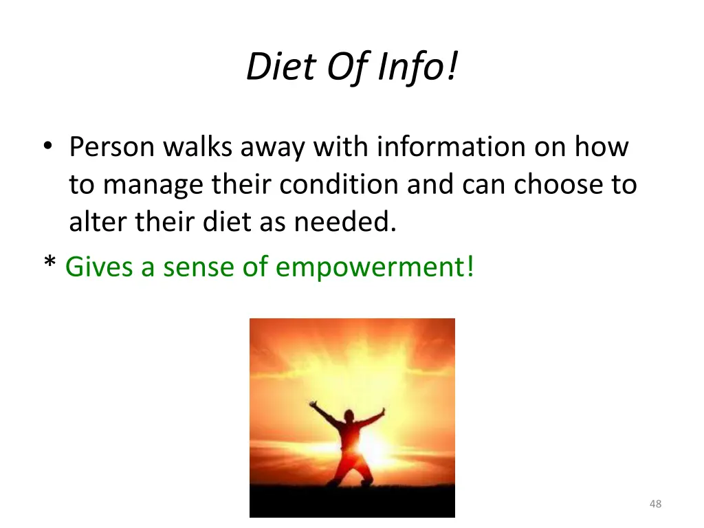 diet of info