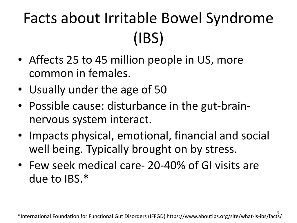 facts about irritable bowel syndrome ibs affects