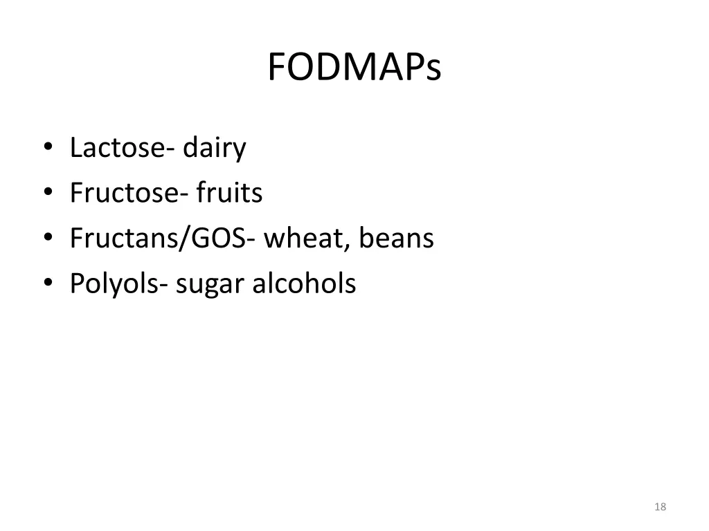 fodmaps