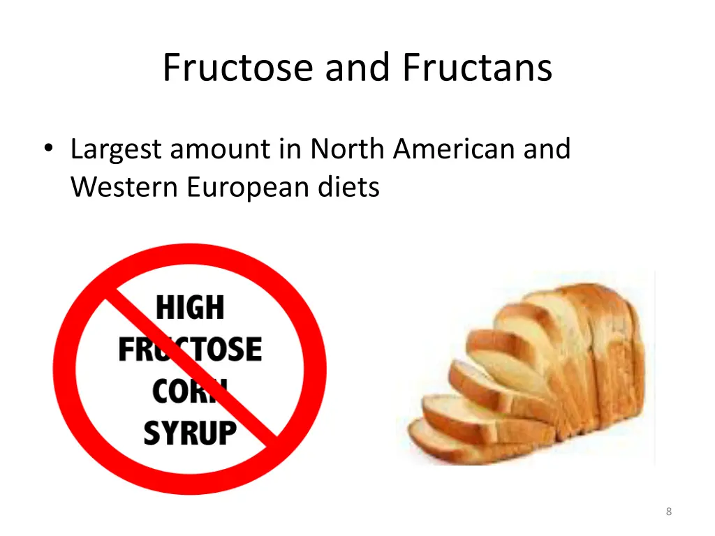 fructose and fructans