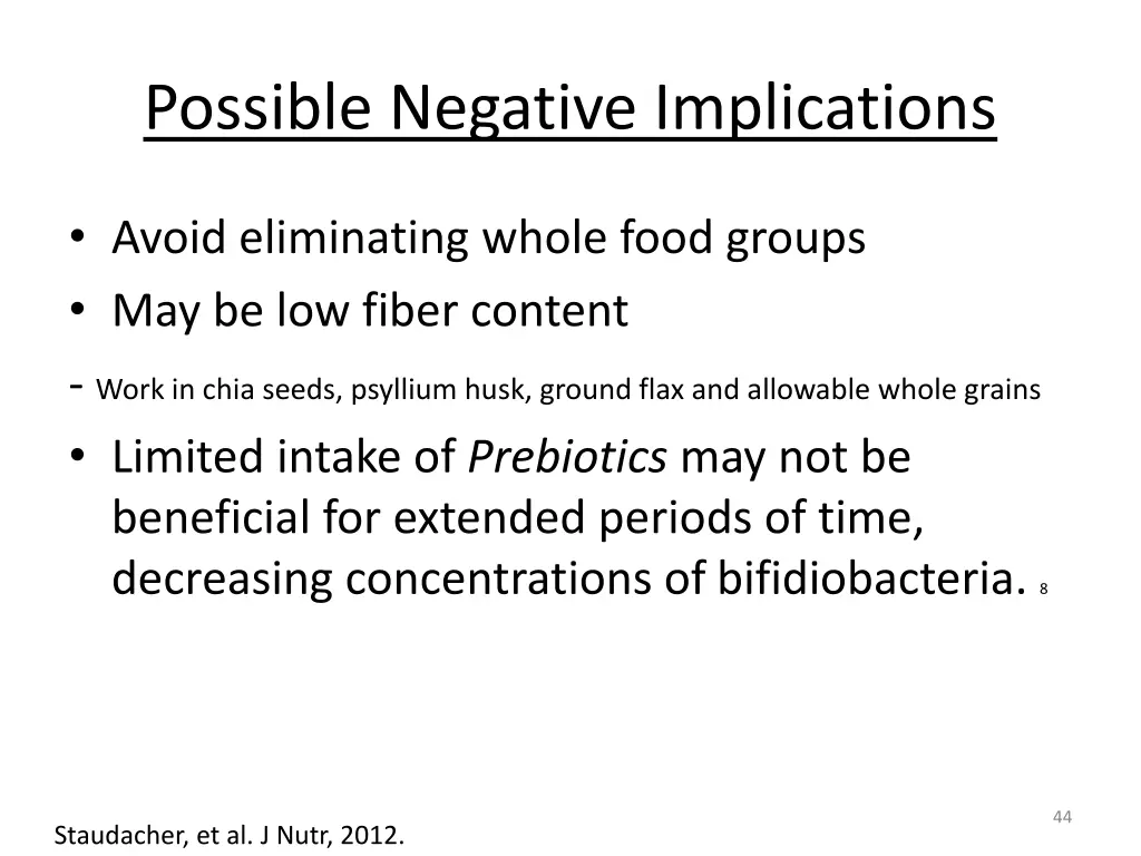 possible negative implications