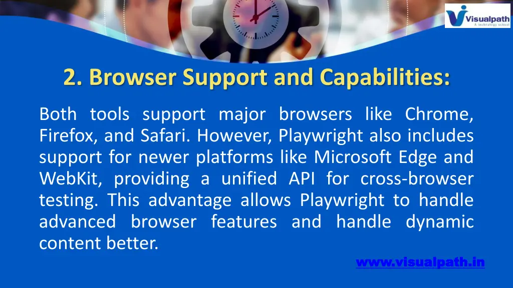 2 browser support and capabilities