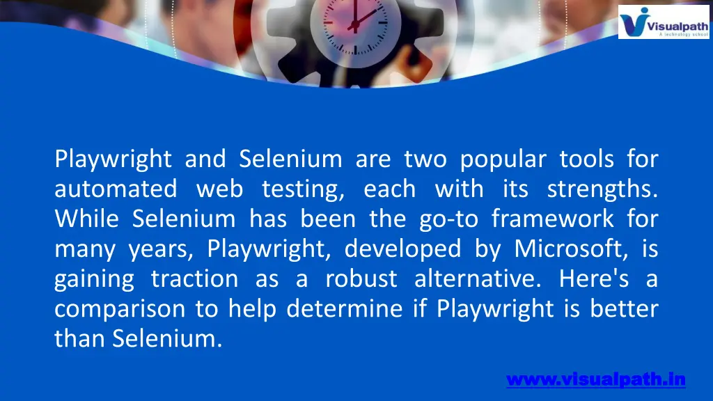 playwright and selenium are two popular tools