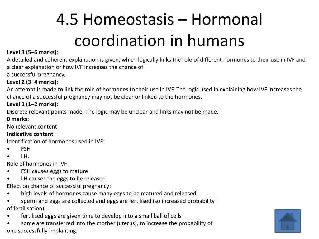 4 5 homeostasis hormonal coordination in humans 1