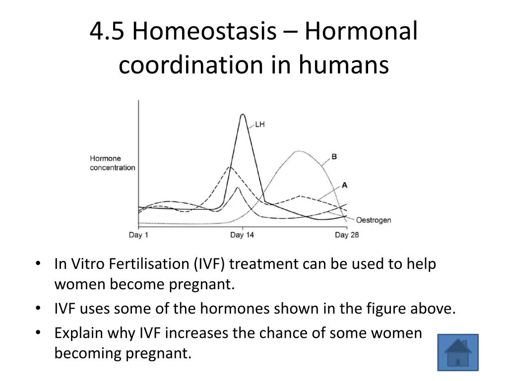 4 5 homeostasis hormonal coordination in humans