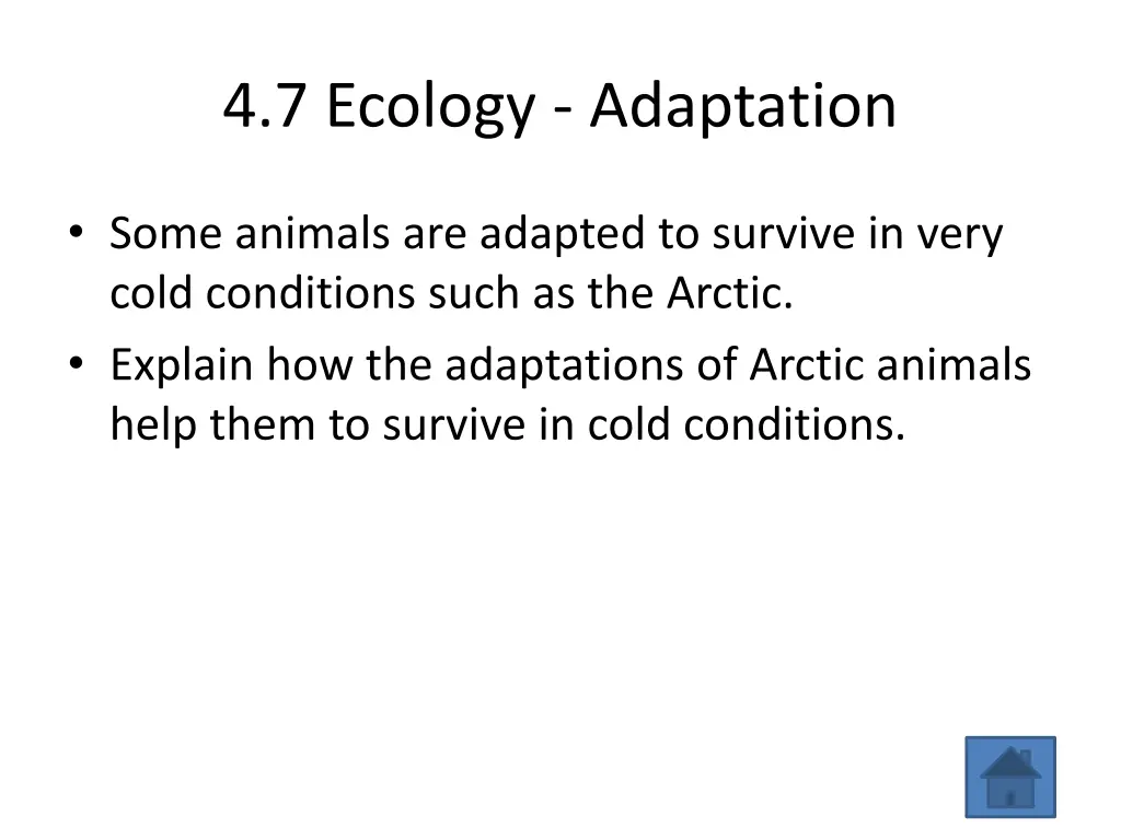 4 7 ecology adaptation