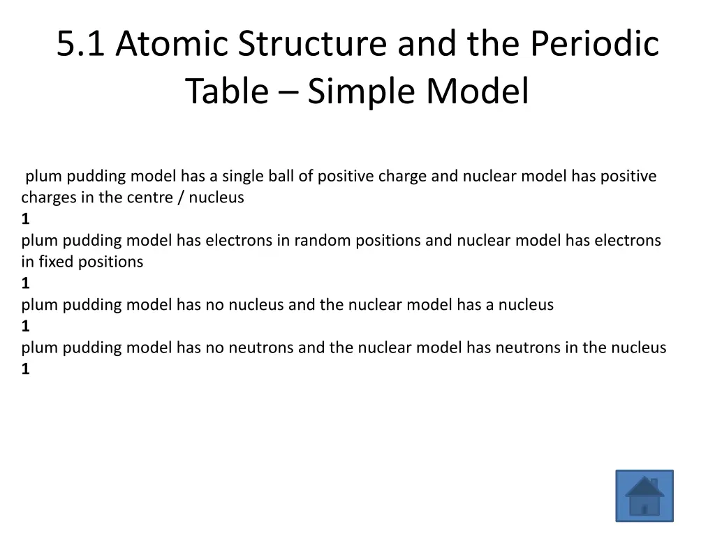 5 1 atomic structure and the periodic table 1