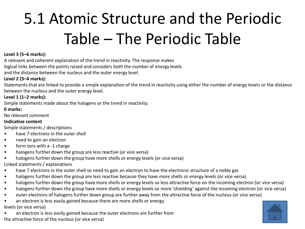 5 1 atomic structure and the periodic table 3