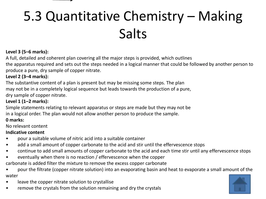 5 3 quantitative chemistry making salts 1