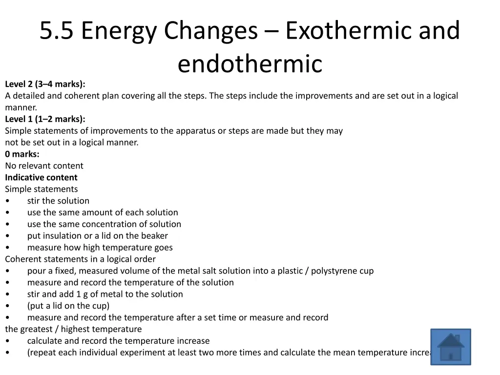 5 5 energy changes exothermic and endothermic 1