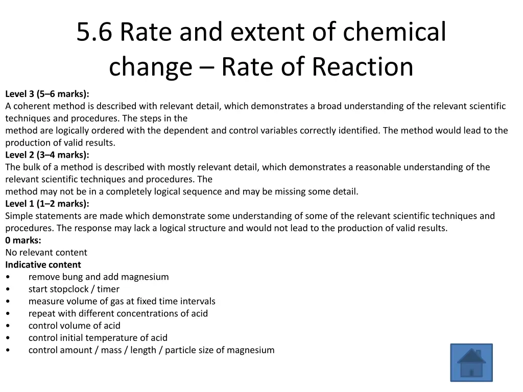 5 6 rate and extent of chemical change rate 1