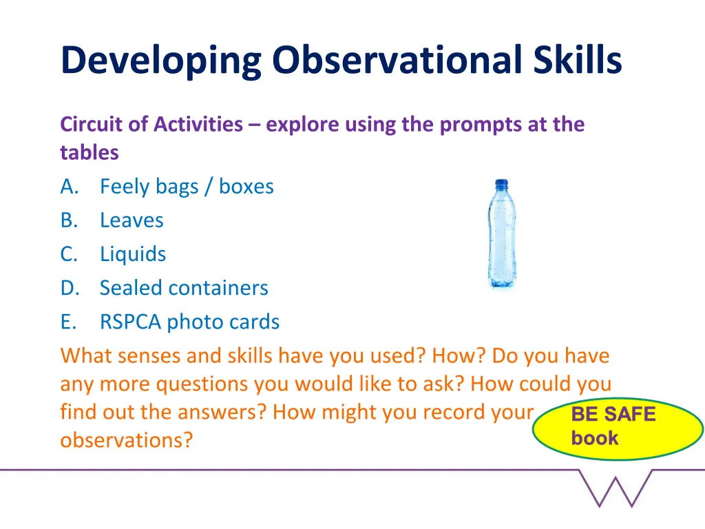 developing observational skills