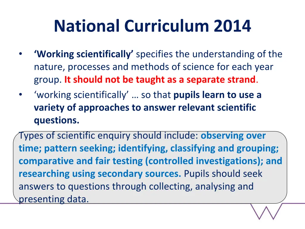 national curriculum 2014