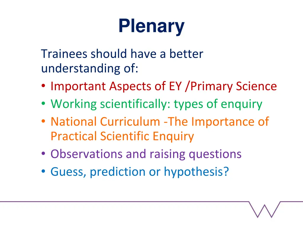 plenary